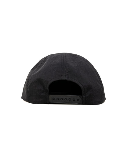 Found Feather 5 Panel Snap Back Nylon Dyed Tusser Black