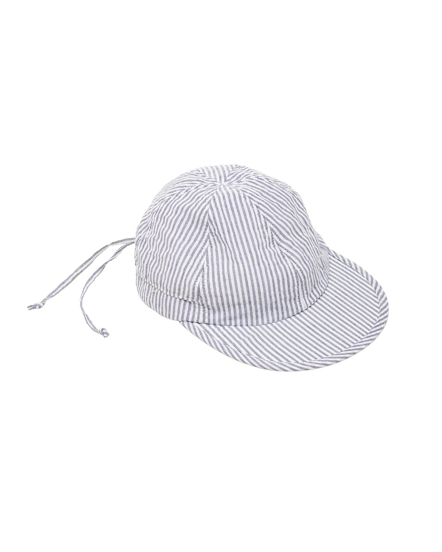 Found Feather Classic Corded Cap Cotton Yarn Dyed Sheeting Blue Stripe