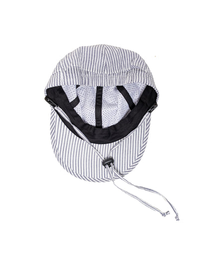 Found Feather Classic Corded Cap Cotton Yarn Dyed Sheeting Blue Stripe