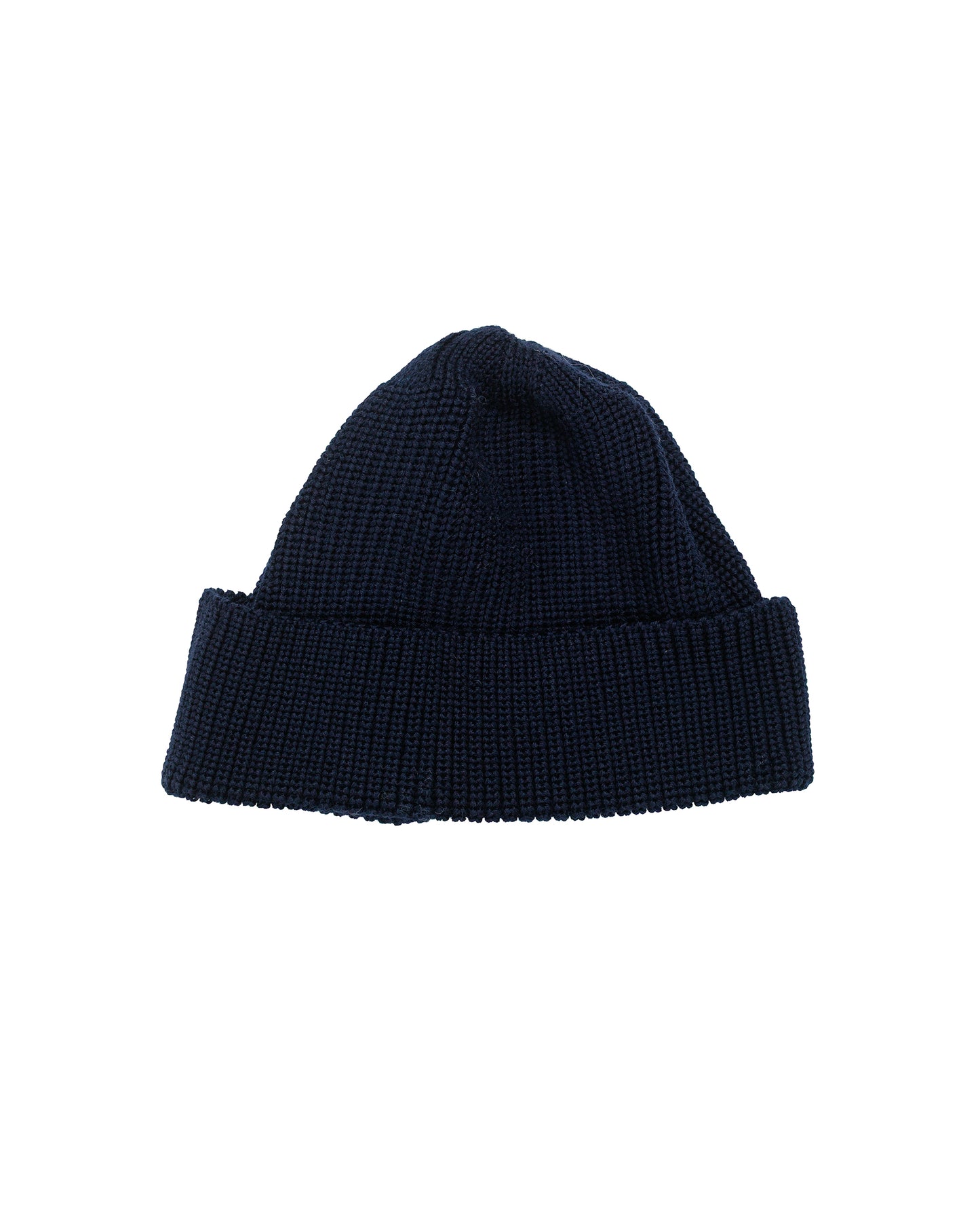 lost & found Found Feather Found Feather Knit Watch Cap Italian Merino Wool Navy