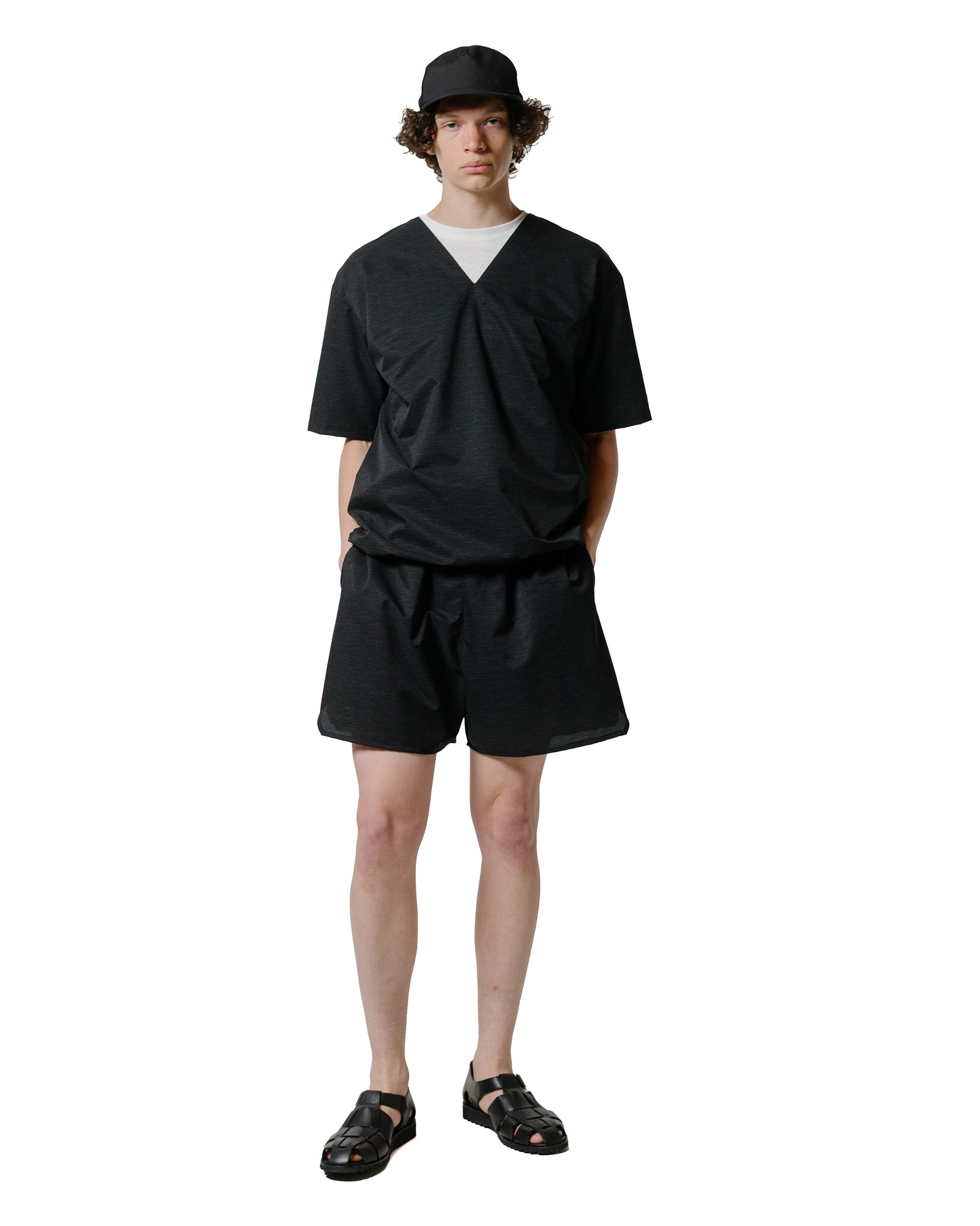 lost & found Found Feather Found Feather MIL Spec Shorts Dot AIR Slub Linen Black
