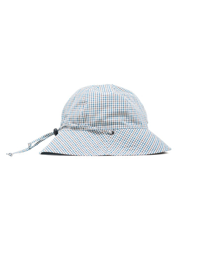 lost & found Found Feather Found Feather Military Sun Hat (Reversible) White Check