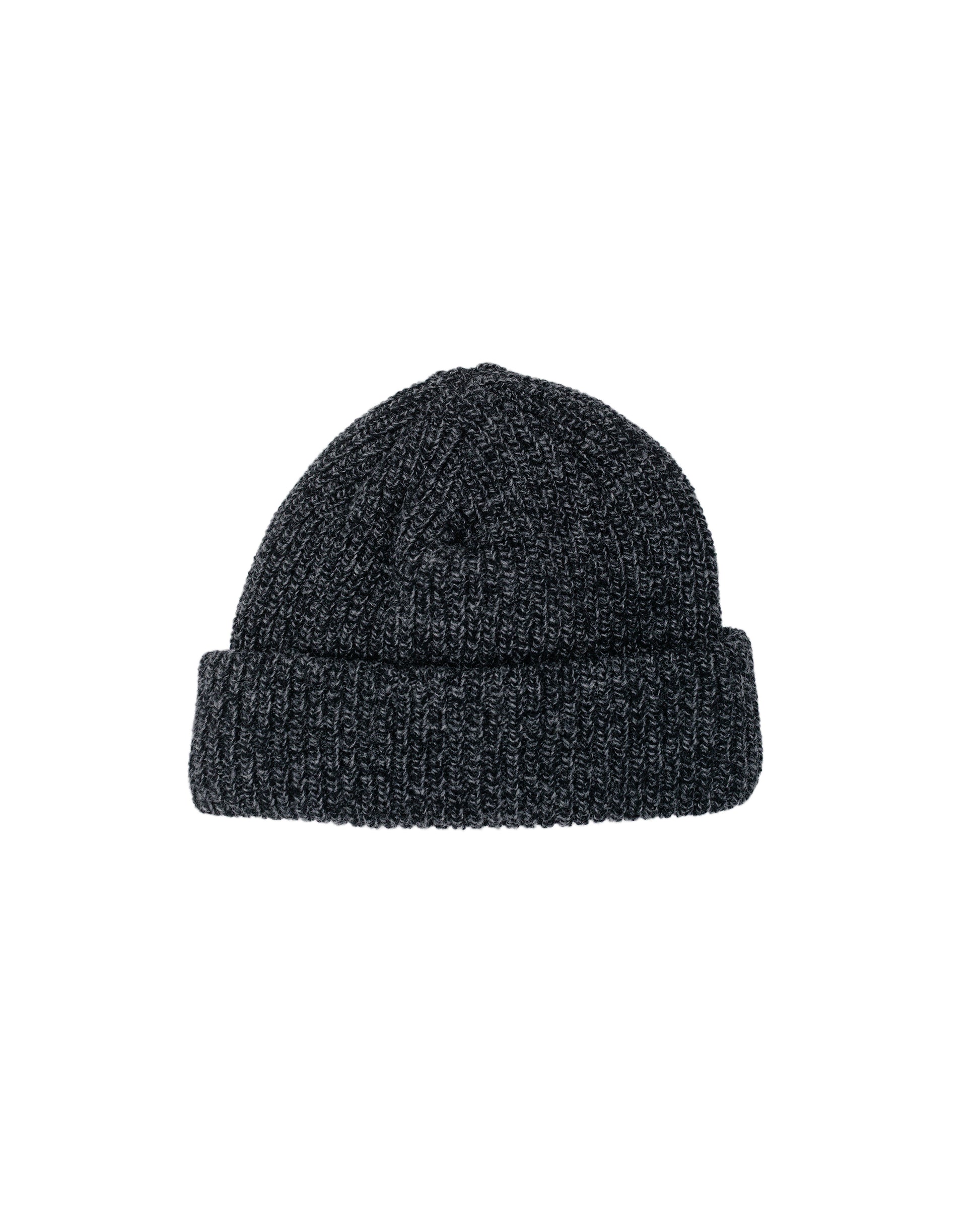 lost & found Found Feather Found Feather Oversized Watch Cap Italian Merino Wool Charcoal