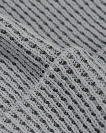 lost & found Found Feather Found Feather Waffle Beanie Acrylic Knit Grey Olive
