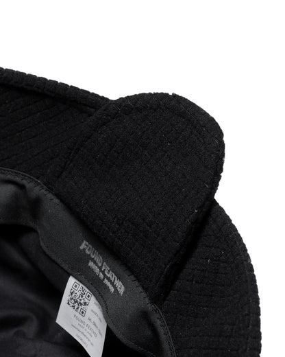 lost & found Found Feather Found Feather Winter Safari Hat Quilted Polar Fleece Black