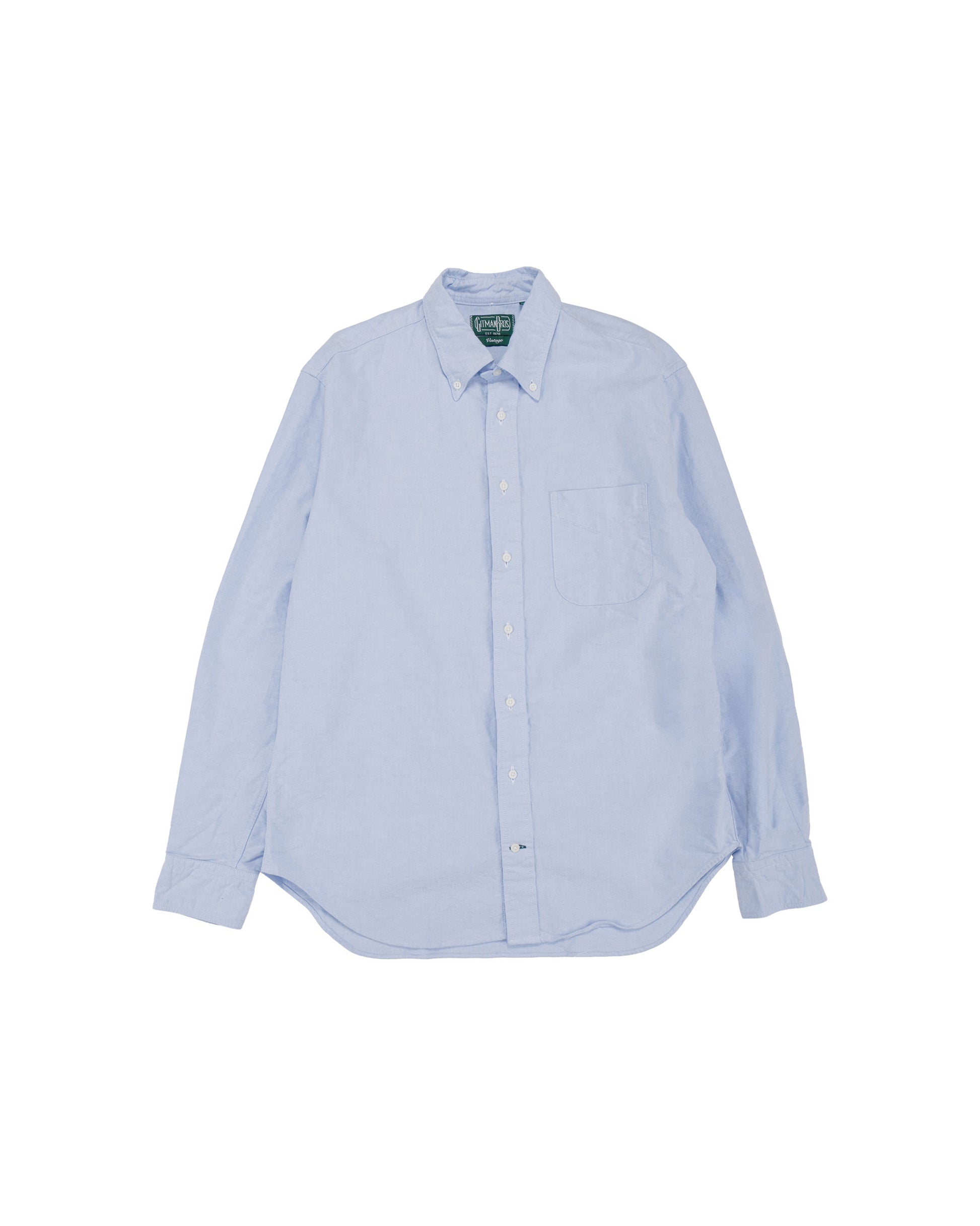lost & found Gitman Vintage Bros. Gitman Vintage Bros. Blue Oxford Long Sleeve