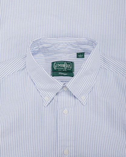 lost & found Gitman Vintage Bros. Gitman Vintage Bros. Blue Stripe Oxford Long Sleeve