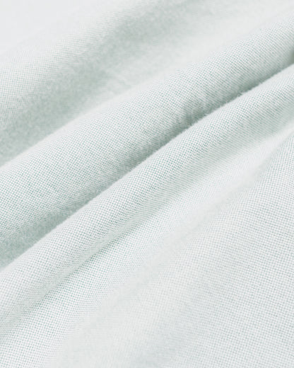 Gitman Vintage Bros. Green Brushed Fall Oxford fabric