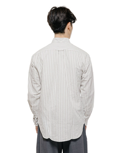 lost & found Gitman Vintage Bros. Gitman Vintage Bros. White Japanese Striped Oxford