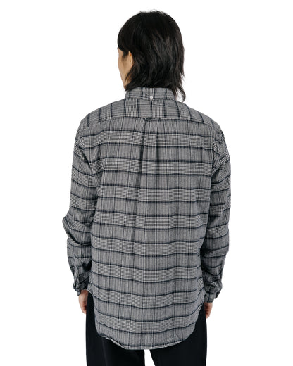 Gitman Vintage Bros. Black Heavy Pique Flannel Shirt