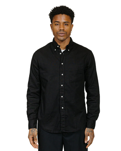 lost & found Gitman Vintage Bros. Gitman Vintage Bros. Black Overdye Oxford Long Sleeve