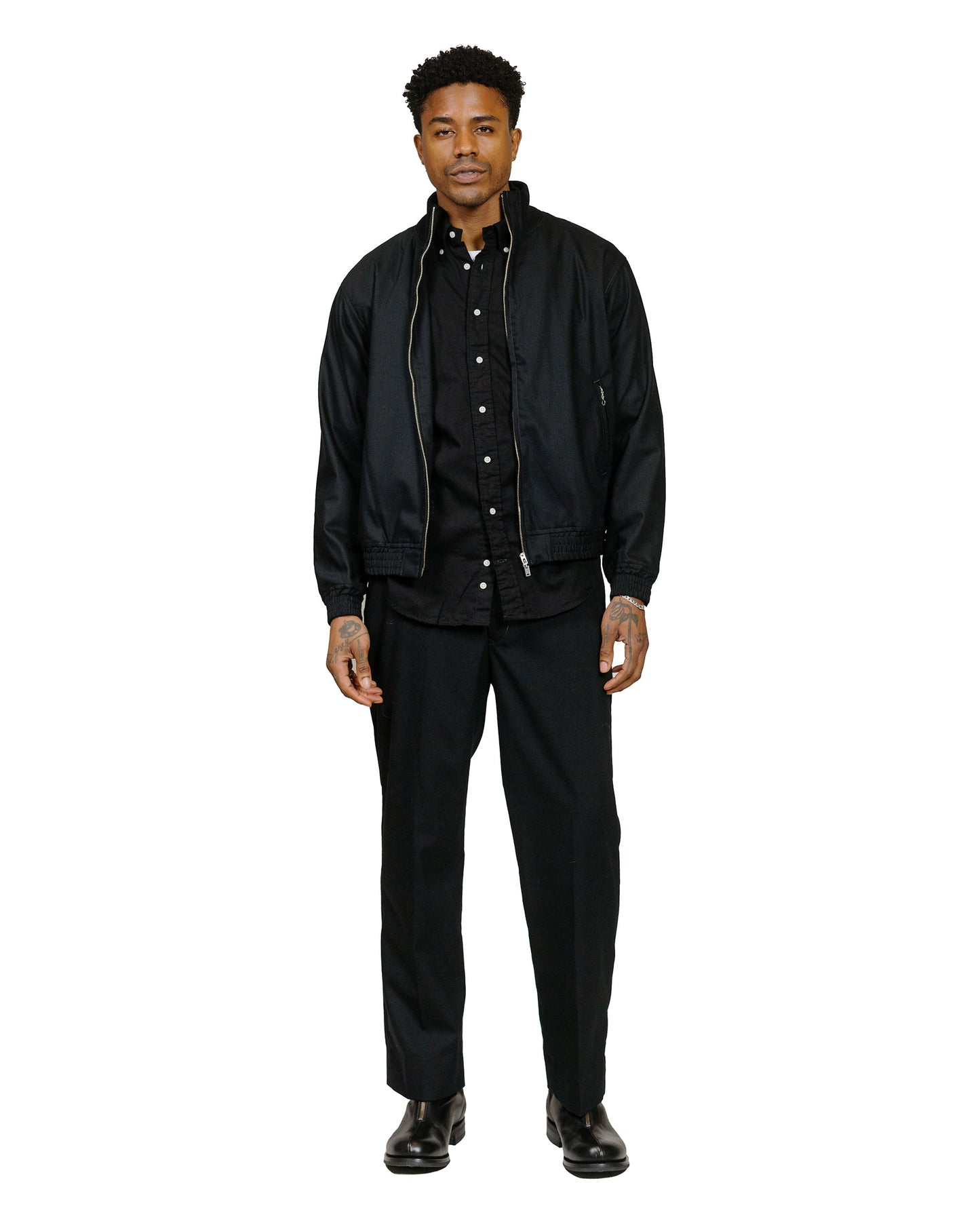 lost & found Gitman Vintage Bros. Gitman Vintage Bros. Black Overdye Oxford Long Sleeve