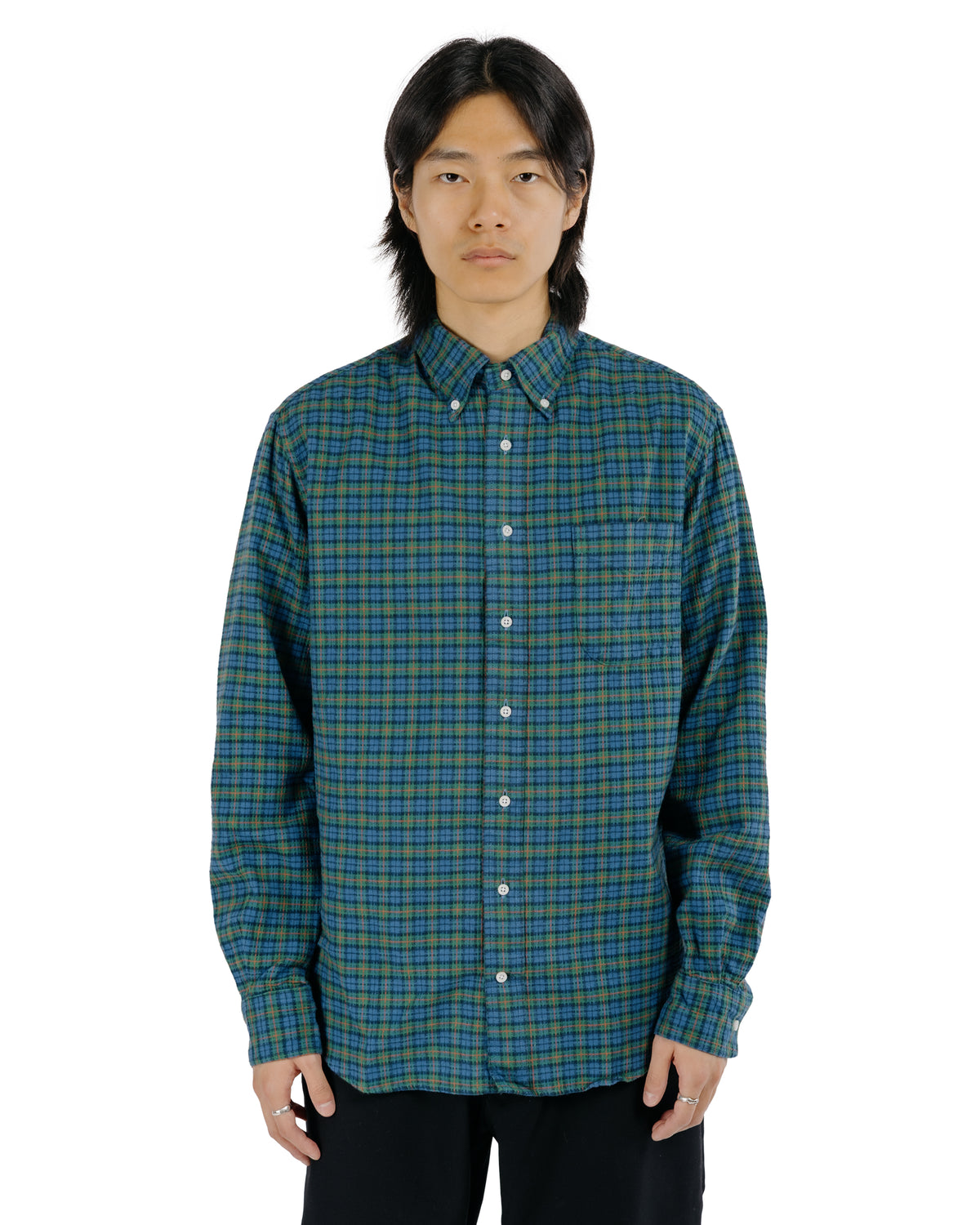 Gitman Vintage Bros. Blackwatch Brushed Dobby Check Shirt