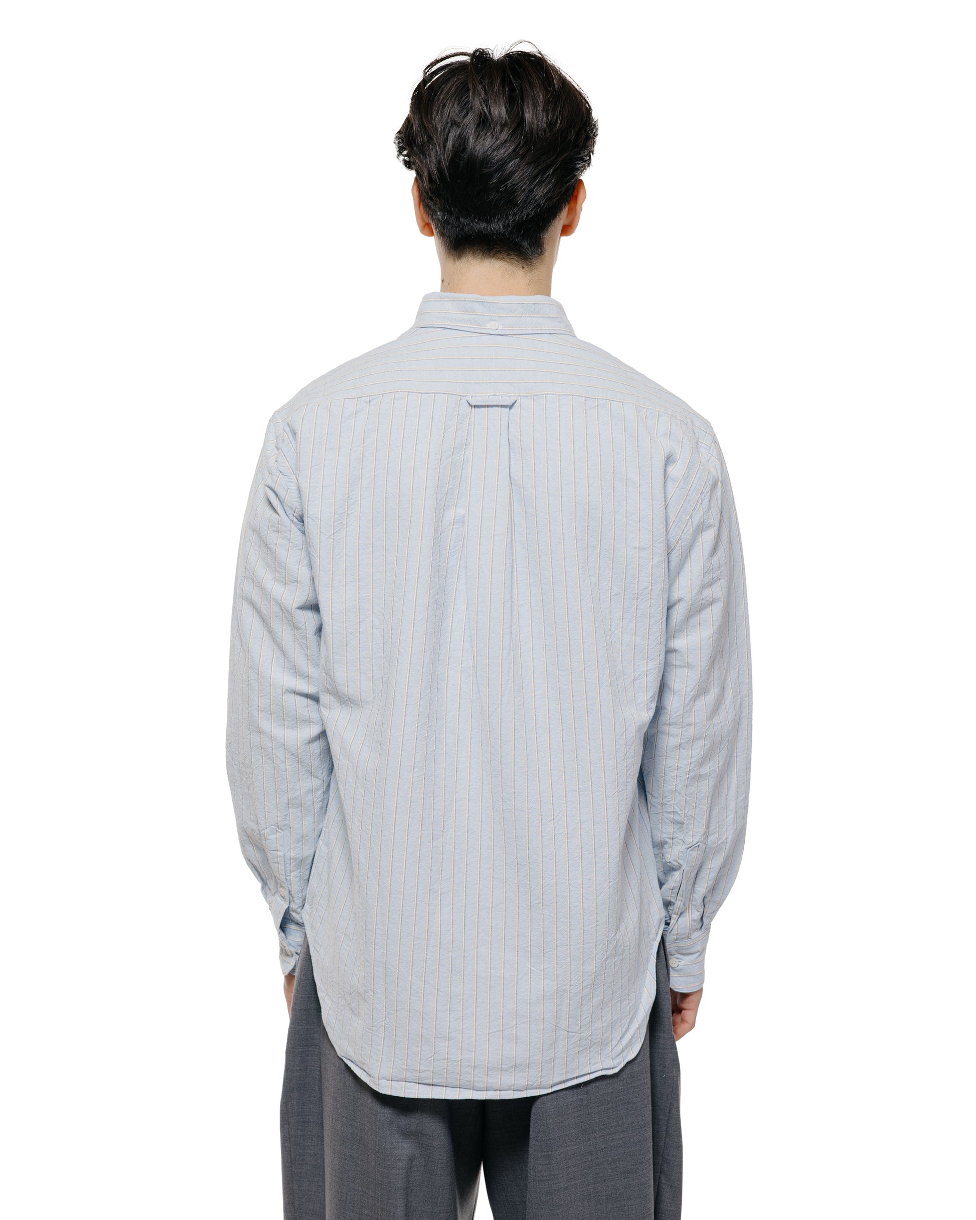 lost & found Gitman Vintage Bros. Gitman Vintage Bros. Blue Japanese Striped Oxford