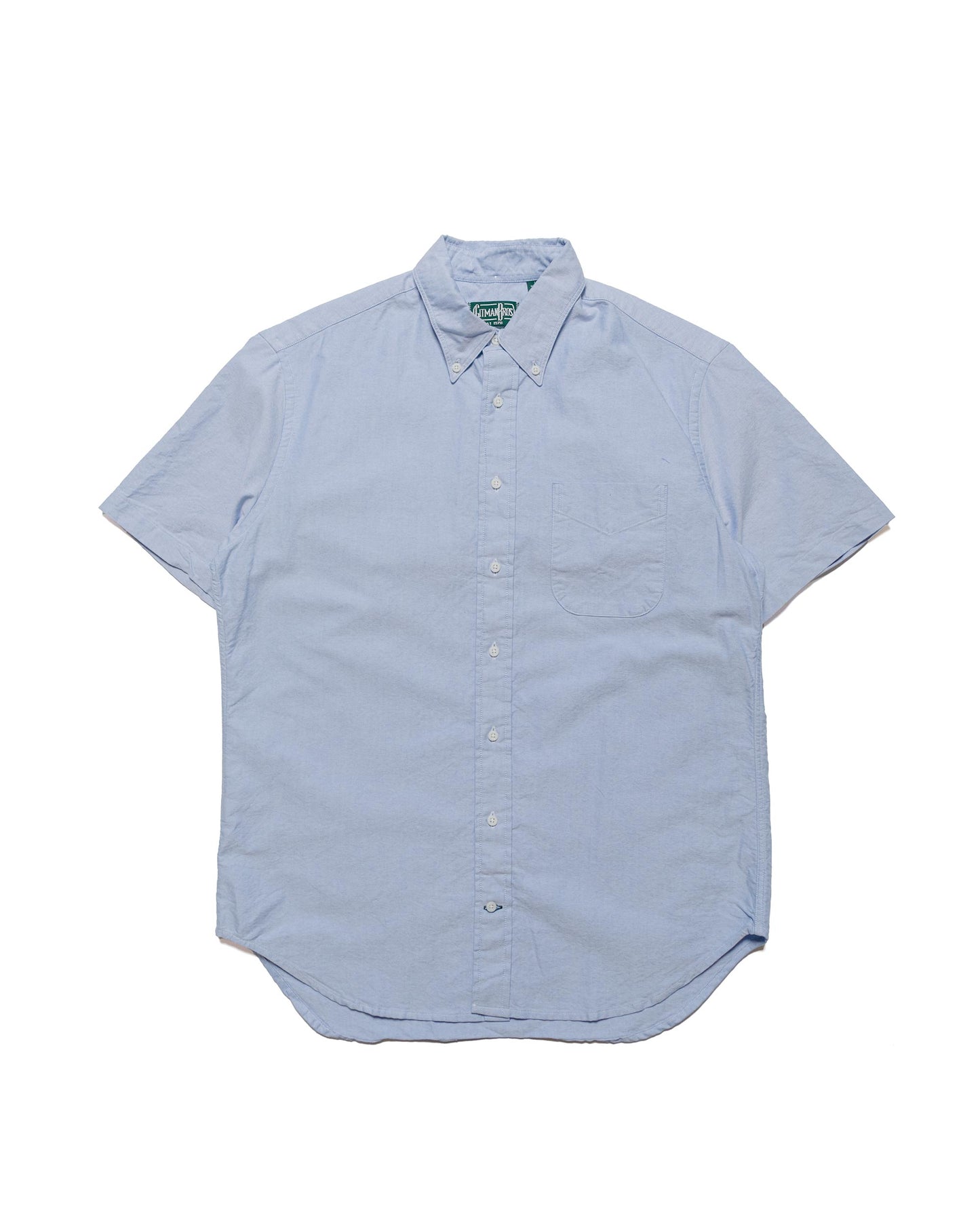 lost & found Gitman Vintage Bros. Gitman Vintage Bros. Blue Oxford Short Sleeve