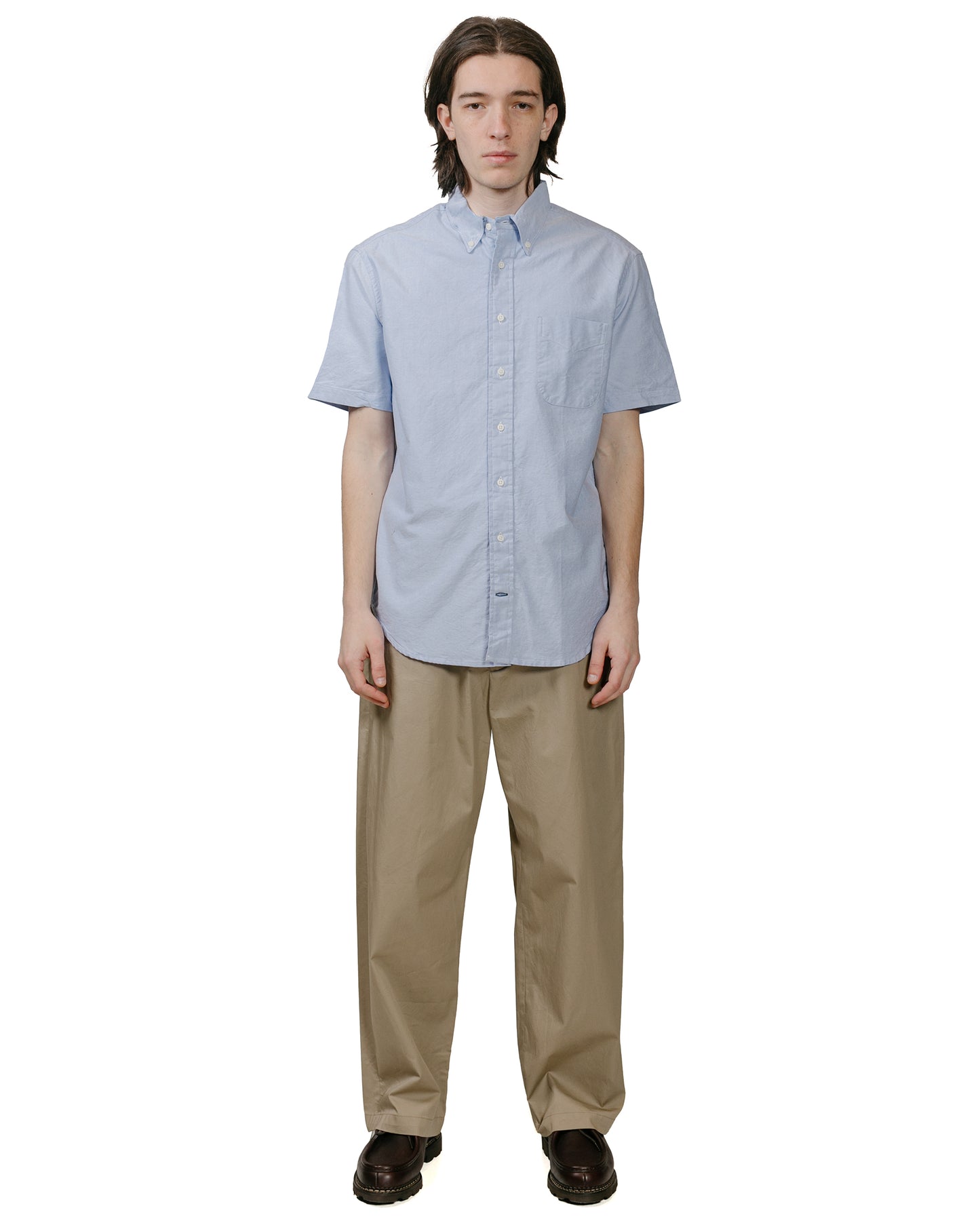 lost & found Gitman Vintage Bros. Gitman Vintage Bros. Blue Oxford Short Sleeve