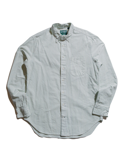 Gitman Vintage Bros. Blue Stripe Brushed Fall Oxford