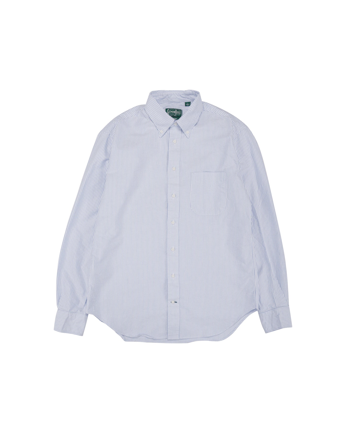 lost & found Gitman Vintage Bros. Gitman Vintage Bros. Blue Stripe Oxford Long Sleeve