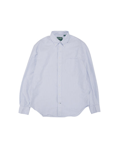 lost & found Gitman Vintage Bros. Gitman Vintage Bros. Blue Stripe Oxford Long Sleeve