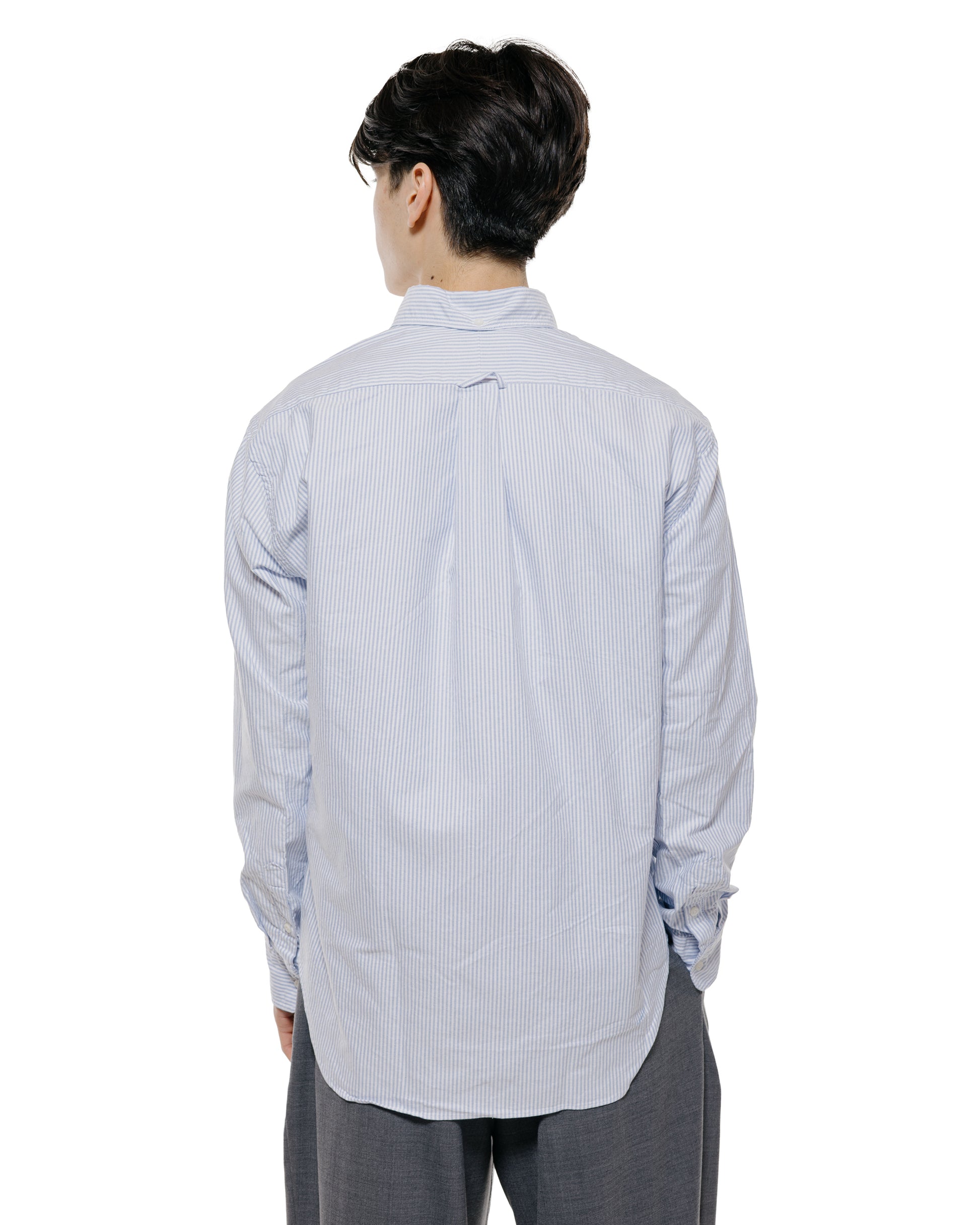 lost & found Gitman Vintage Bros. Gitman Vintage Bros. Blue Stripe Oxford Long Sleeve
