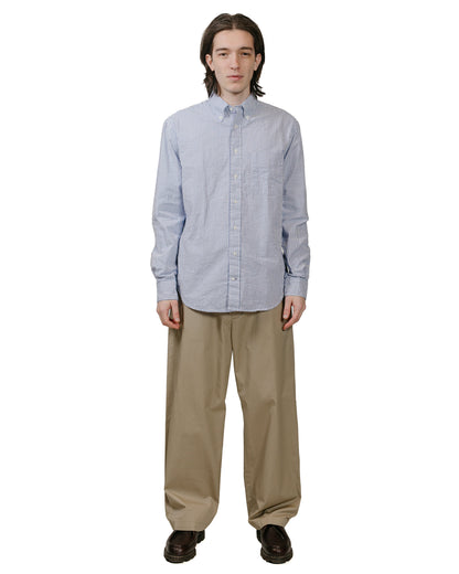 lost & found Gitman Vintage Bros. Gitman Vintage Bros. Blue Stripe Seersucker Shirt