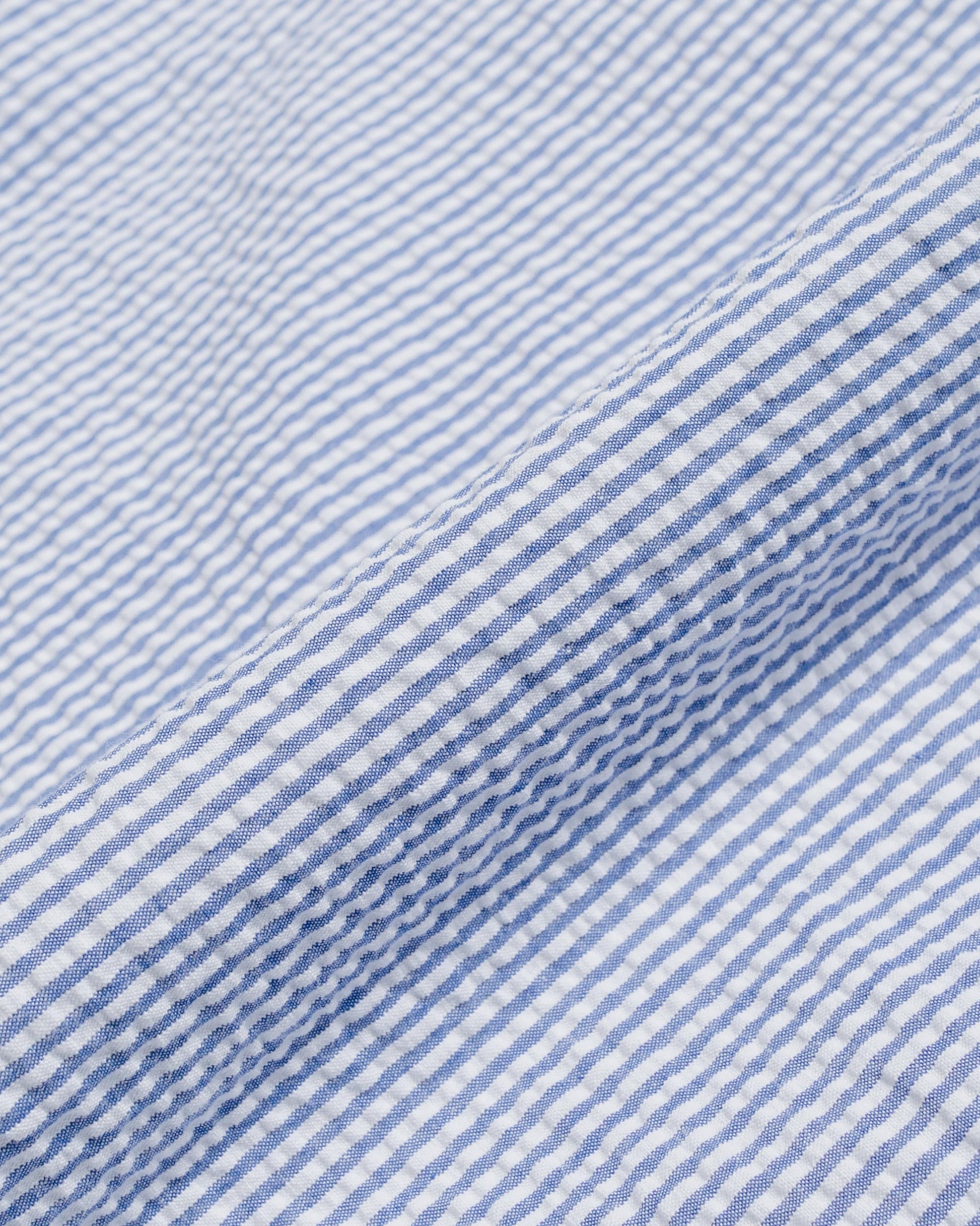 lost & found Gitman Vintage Bros. Gitman Vintage Bros. Blue Stripe Seersucker Short Sleeve Shirt
