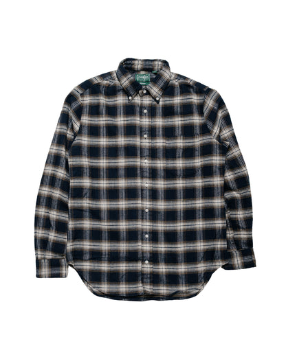 Gitman Vintage Bros. Brown Heavy Pique Flannel Shirt