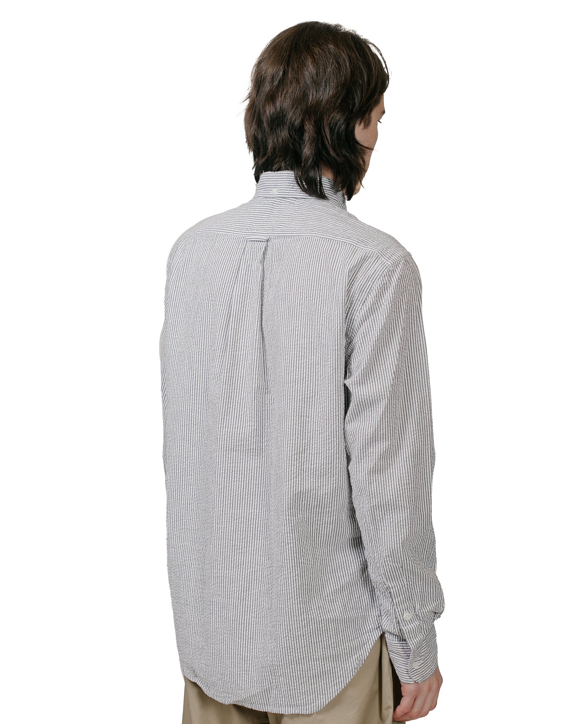 lost & found Gitman Vintage Bros. Gitman Vintage Bros. Charcoal Seersucker Shirt