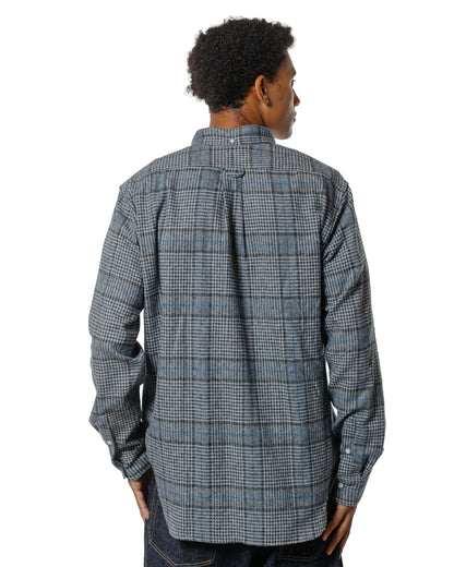 Gitman Vintage Bros. Grey Cotton Tweed Check Shirt