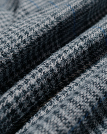 Gitman Vintage Bros. Grey Cotton Tweed Check Shirt