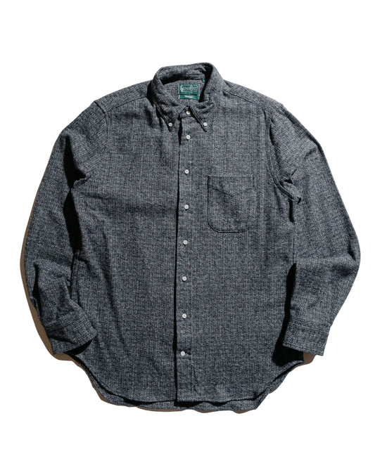 Gitman Vintage Bros. Grey Cotton Tweed Shirt