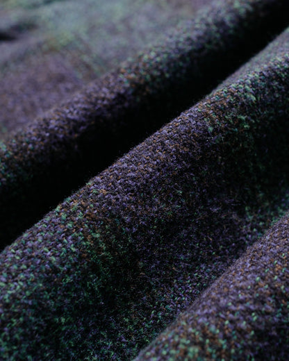 Gitman Vintage Bros. Navy Cotton Tweed Check Shirt