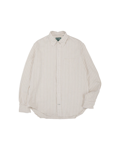 lost & found Gitman Vintage Bros. Gitman Vintage Bros. Tan Japanese Striped Oxford