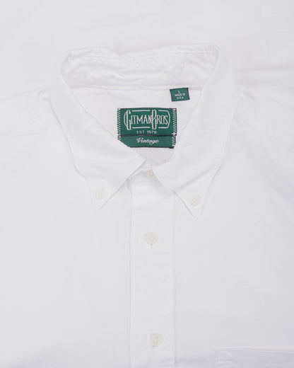 lost & found Gitman Vintage Bros. Gitman Vintage Bros. USA Woven 4.5oz White Poplin Shirt