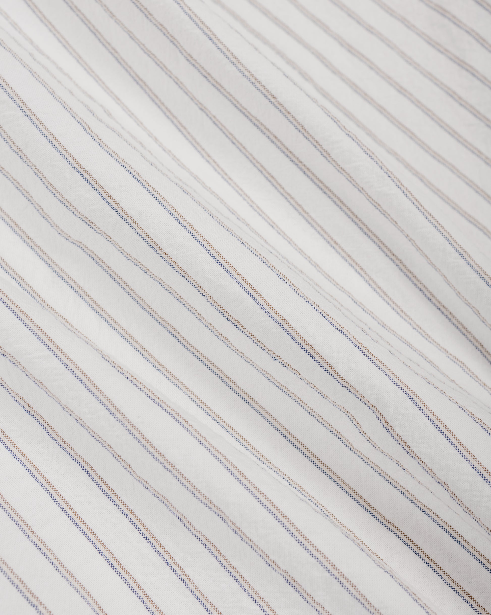 lost & found Gitman Vintage Bros. Gitman Vintage Bros. White Japanese Striped Oxford