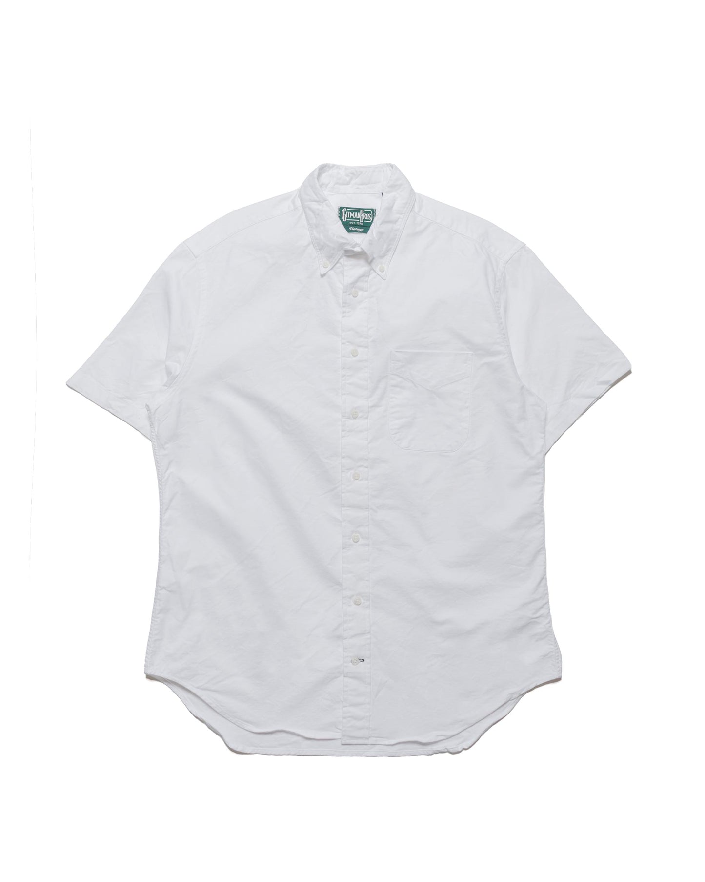 lost & found Gitman Vintage Bros. Gitman Vintage Bros. White Oxford Short Sleeve