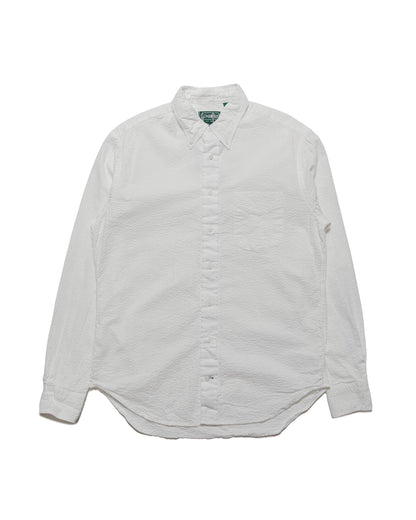 lost & found Gitman Vintage Bros. Gitman Vintage Bros. White Seersucker Shirt