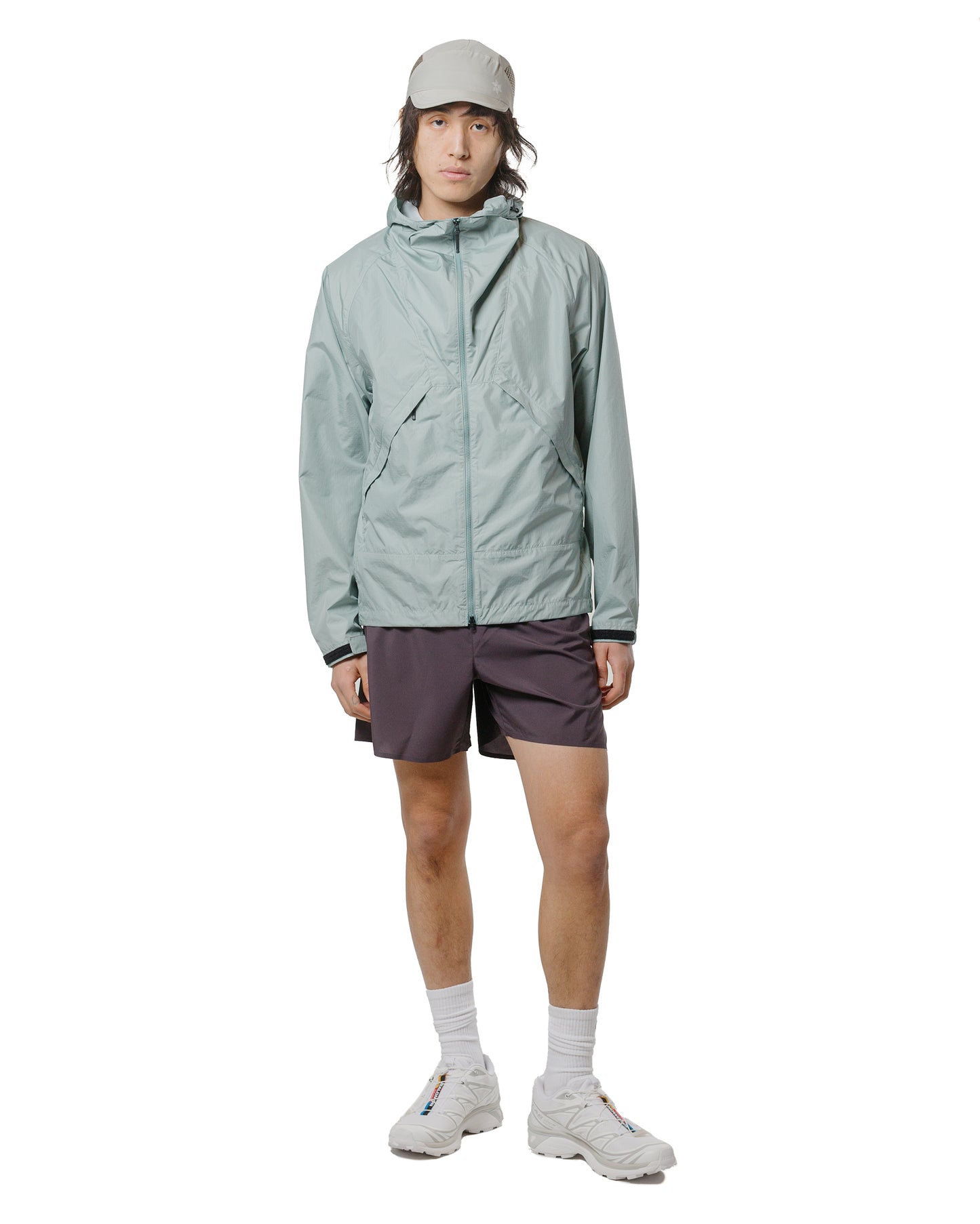lost & found Goldwin Goldwin Breathable Active Shorts Midnight Plum