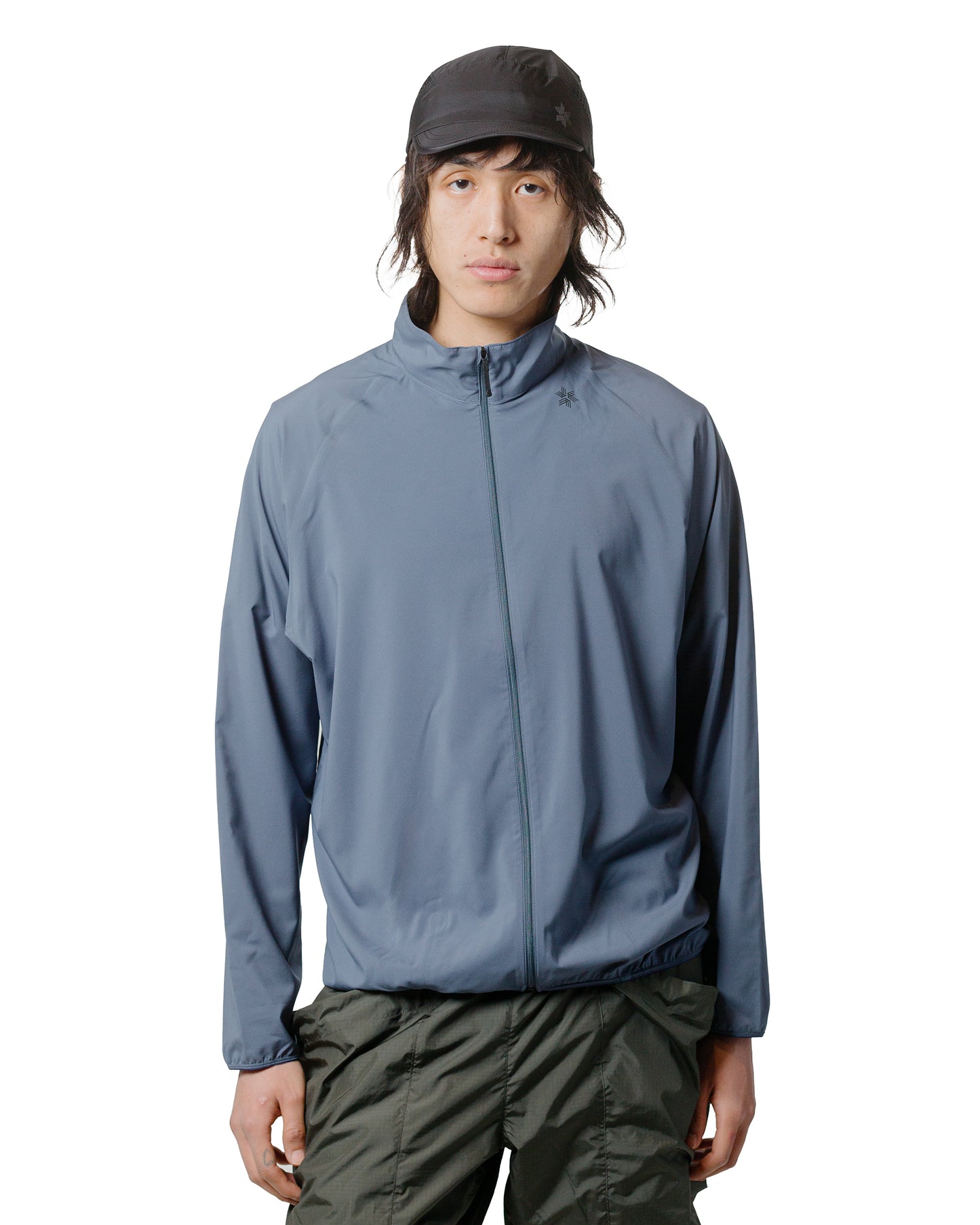 lost & found Goldwin Goldwin Floating Wind Shell Jacket Graphite Navy