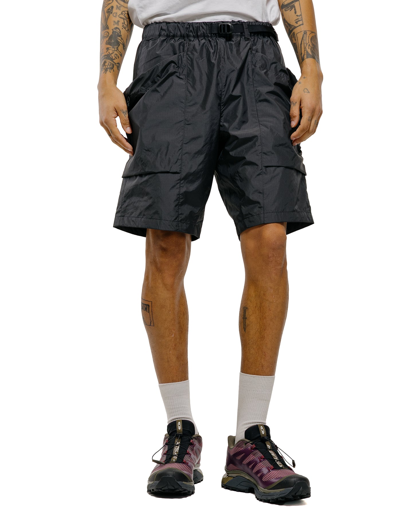 lost & found Goldwin Goldwin Rip-stop Shorts Black