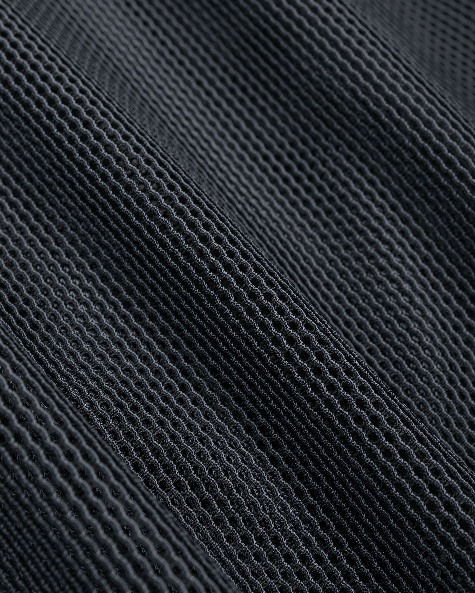 lost & found Goldwin Goldwin Tonalith Mesh Hooded Jacket Black