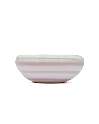 lost & found Home Studyo Home Studyo Bowl 'Lisa' Stripes Lavender Gloss