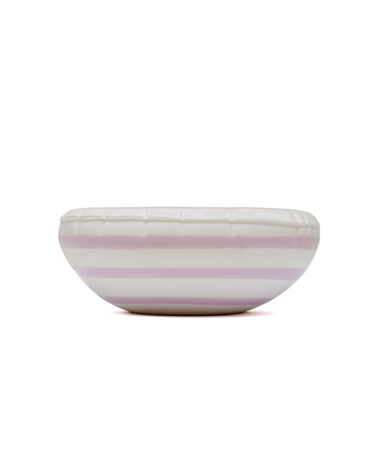 lost & found Home Studyo Home Studyo Bowl 'Lisa' Stripes Lavender Gloss