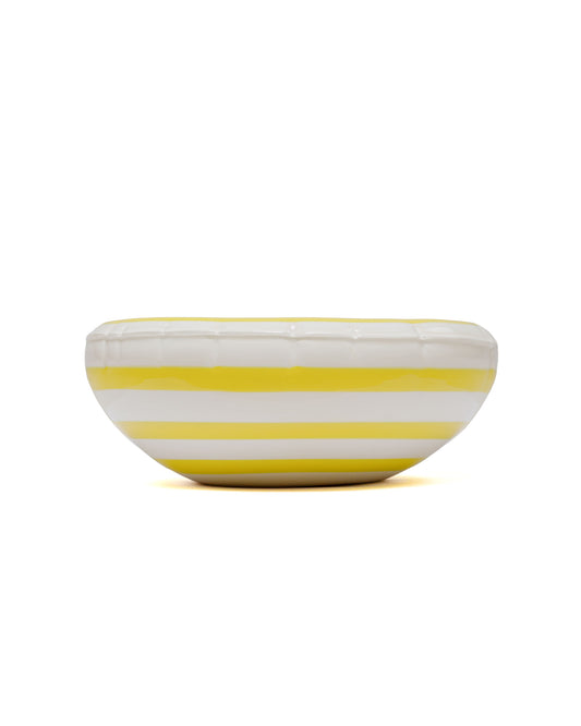 lost & found Home Studyo Home Studyo Bowl 'Lisa' Stripes Lemon Gloss