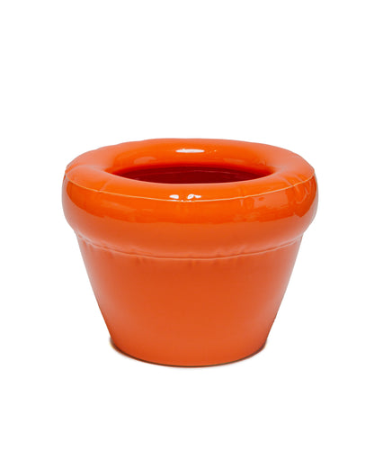 lost & found Home Studyo Home Studyo Planter 'Pierre' Carrot Gloss