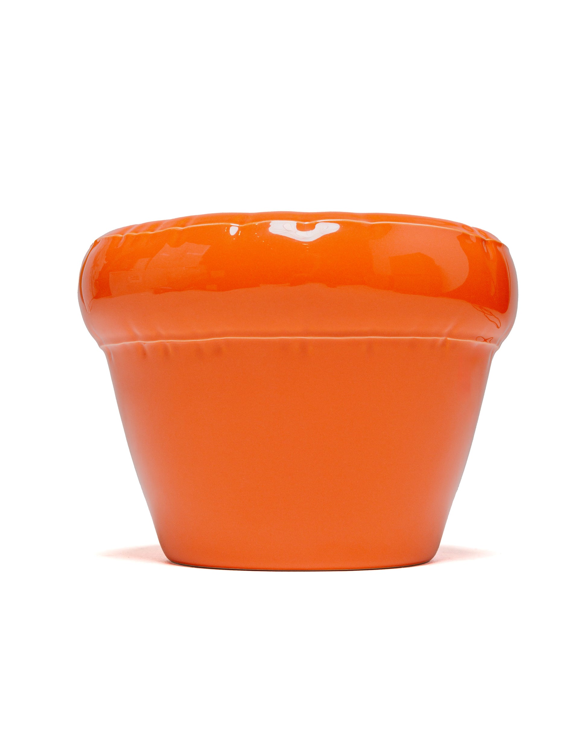 lost & found Home Studyo Home Studyo Planter 'Pierre' Carrot Gloss