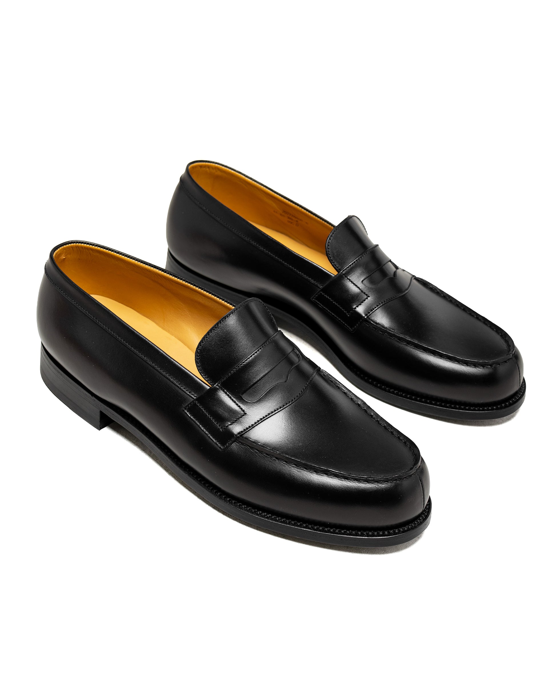 J.M. Weston 180 Loafer Black Boxcalf Leather