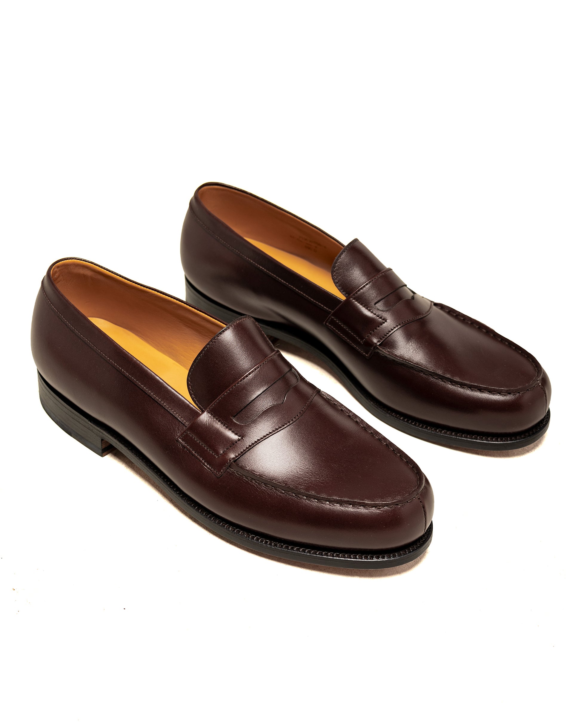 J.M. Weston 180 Loafer Brown Boxcalf Leather