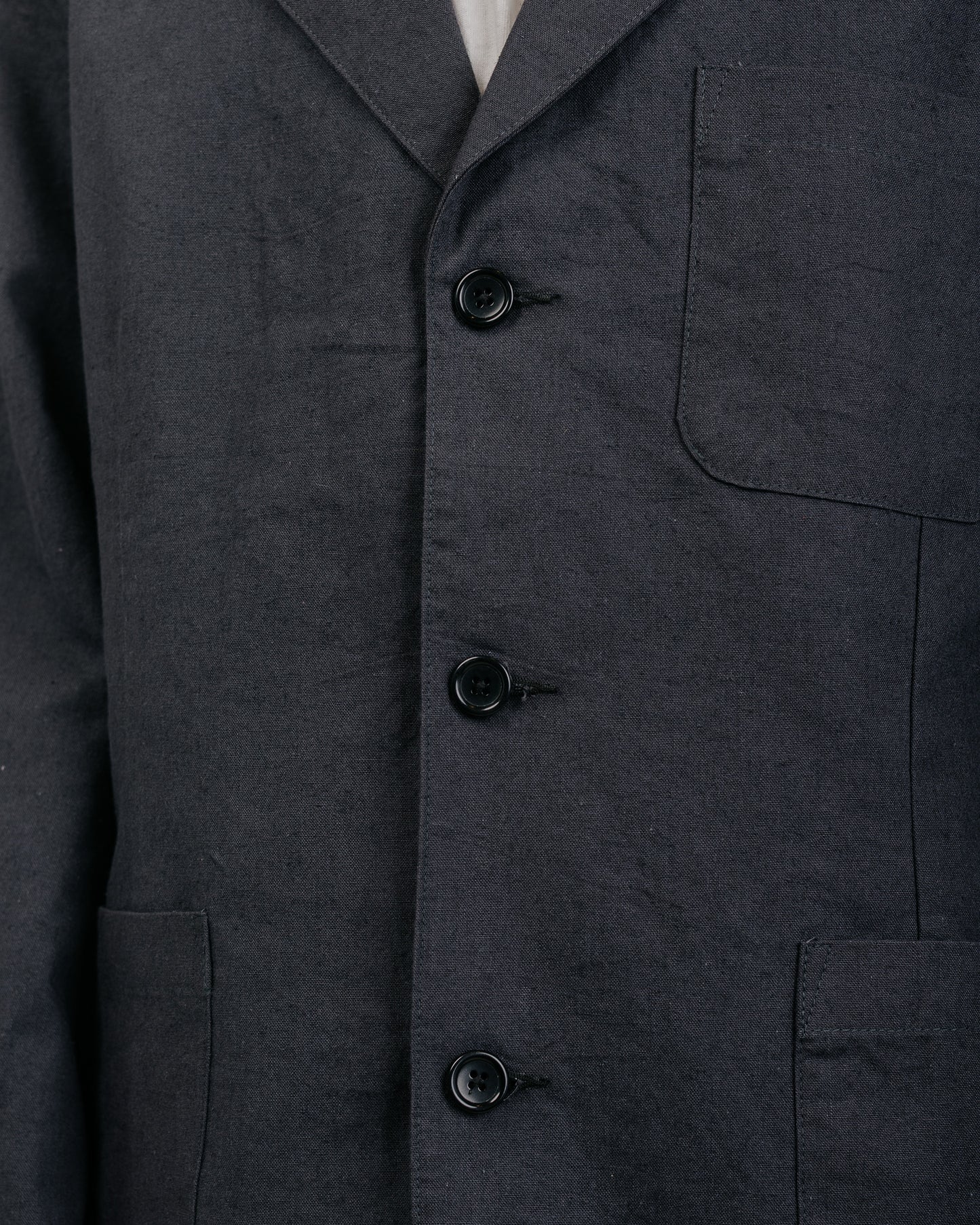 James Coward Carry On Jacket Sumikuro Cotton/Linen/Ramie Overdye Canvas