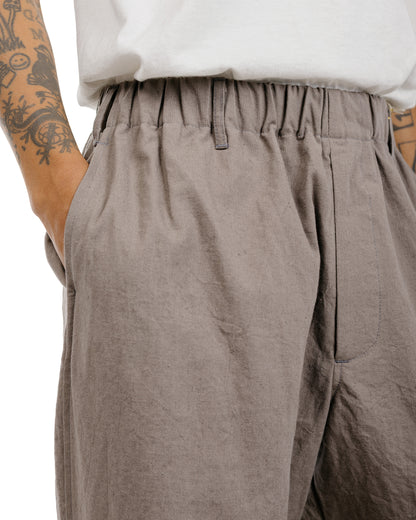 James Coward Carry On Pant Mid Grey Cotton/Linen/Ramie Overdye Canvas